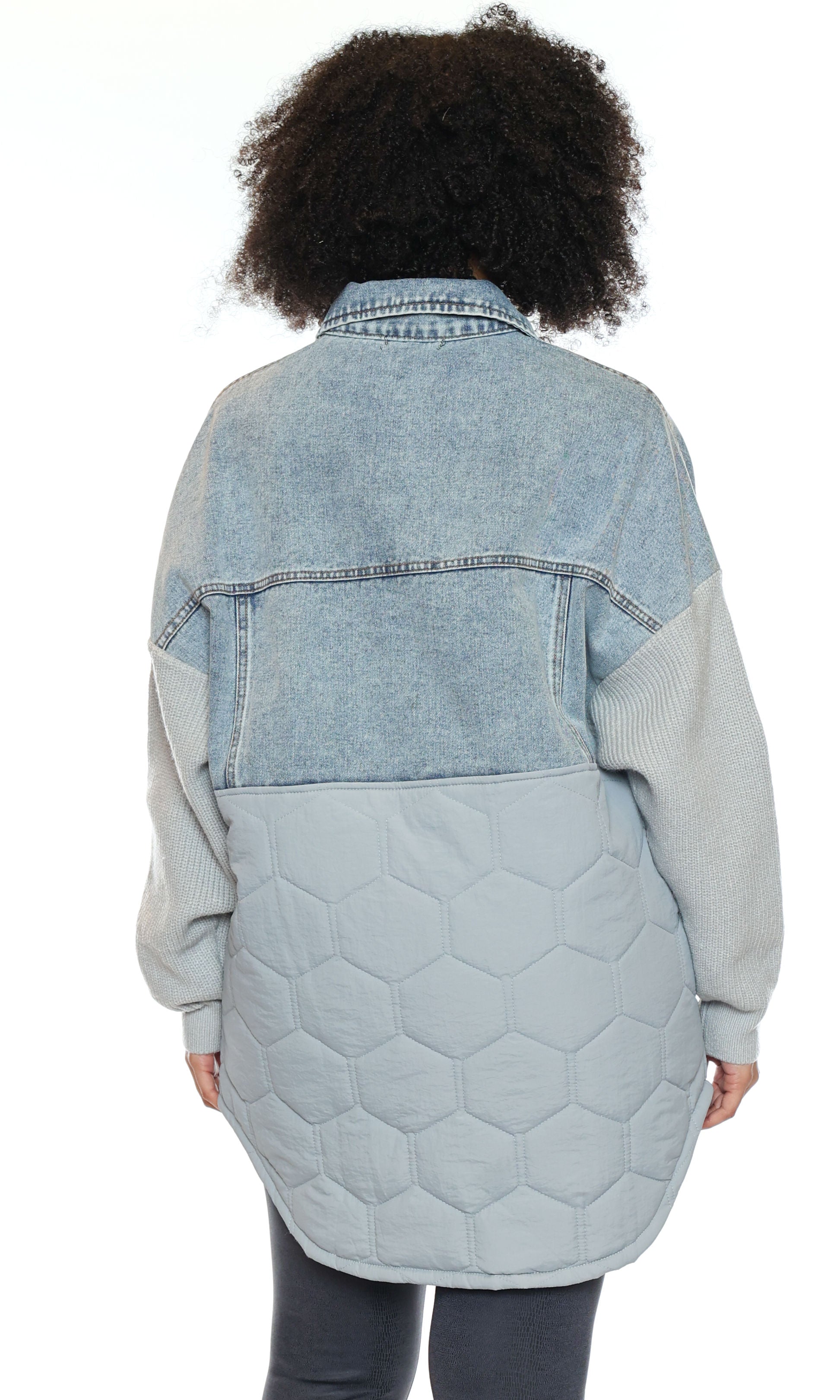 Mixed Media Quilted Jacket