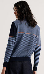 Mixed Knit Cashmere Blend Jacket