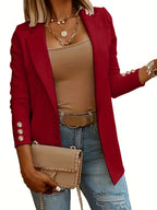 EMMA™ - Chic Open Front Jacket
