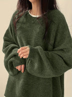 EVERLIGHT | SPLIT DETAIL CASUAL SWEATER