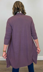 Longline Knit Cardigan