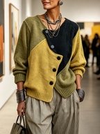 Clairè | Color Block Knit Sweater