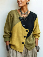 Clairè | Color Block Knit Sweater