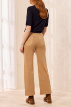 Wide Leg Stretch Twill Pant